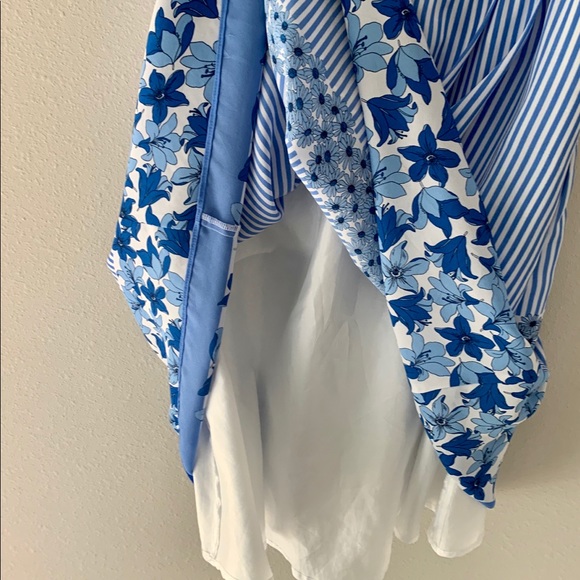 Draper James blue & white striped shirtdress - Picture 16 of 16